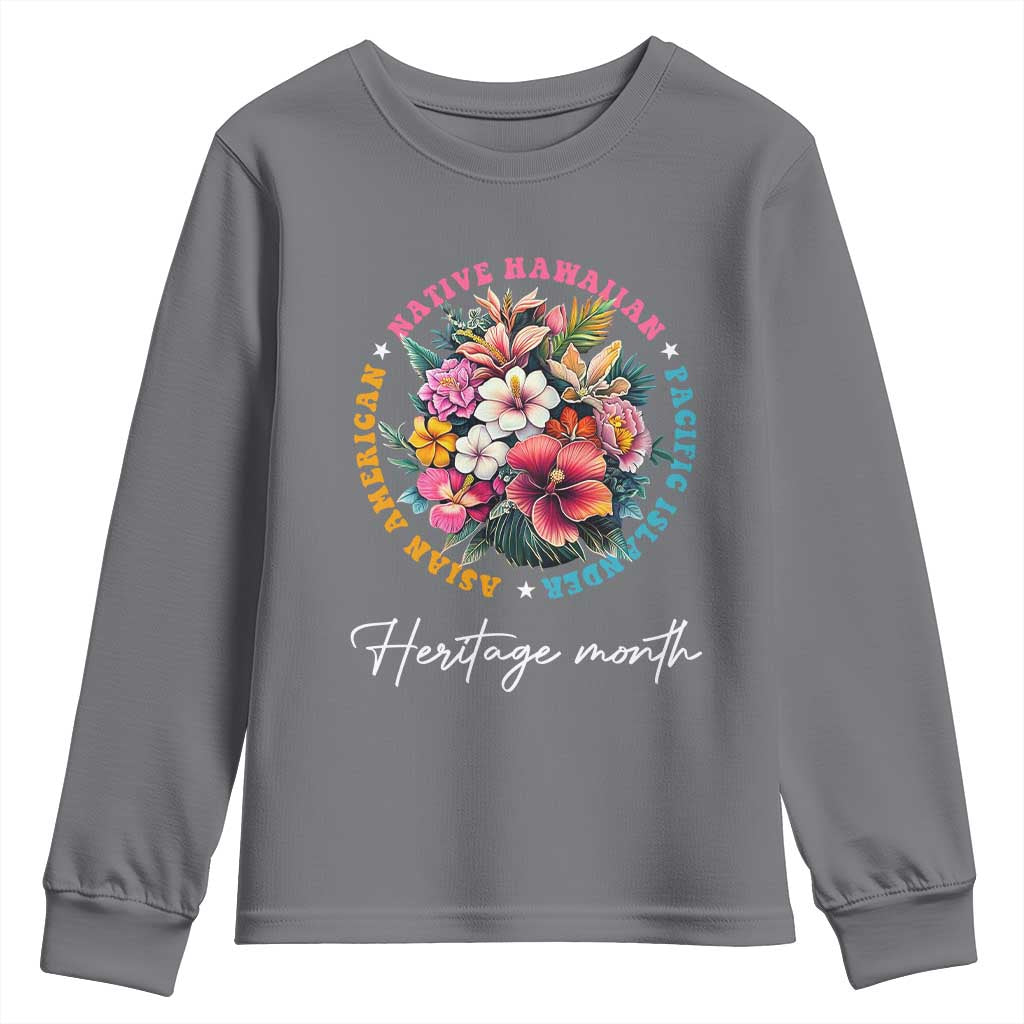 AAPI Heritage Month Youth Sweatshirt Asian American Native Hawaiian Pacific Islander Vintage