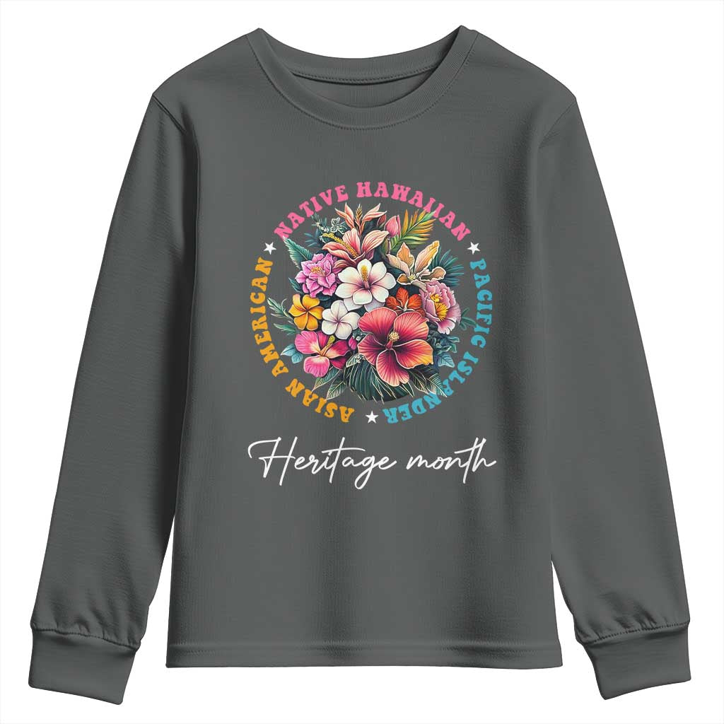 AAPI Heritage Month Youth Sweatshirt Asian American Native Hawaiian Pacific Islander Vintage