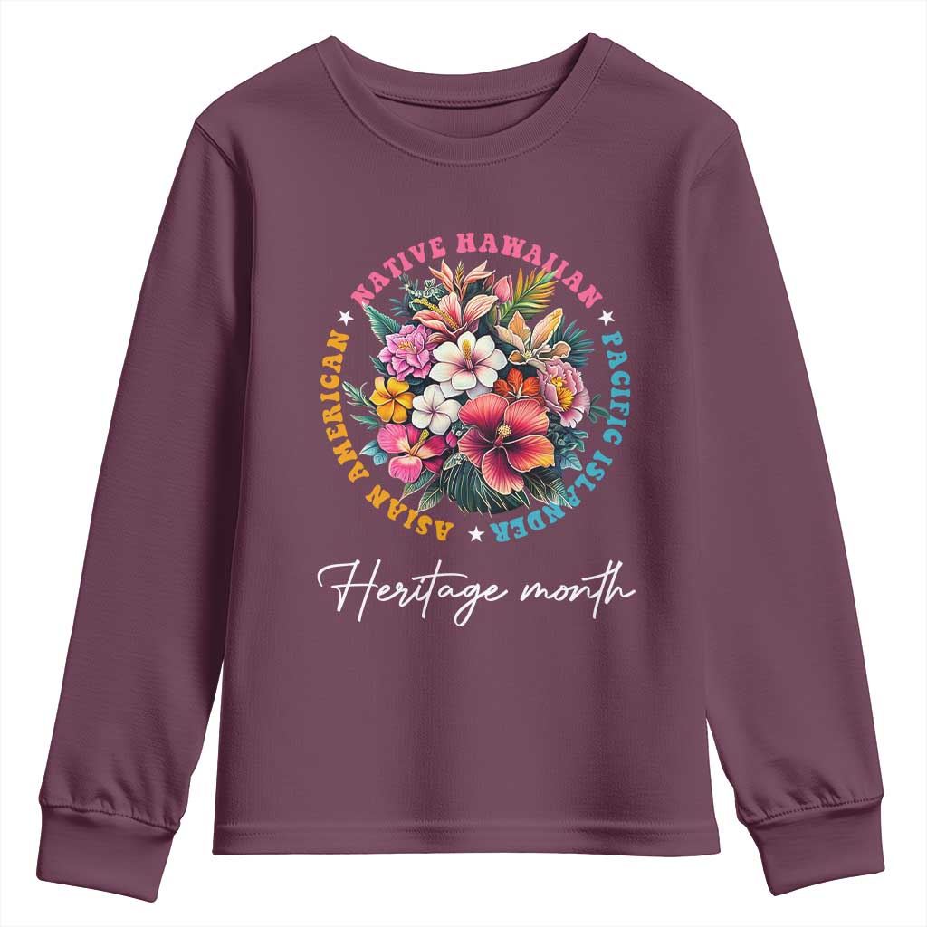 AAPI Heritage Month Youth Sweatshirt Asian American Native Hawaiian Pacific Islander Vintage
