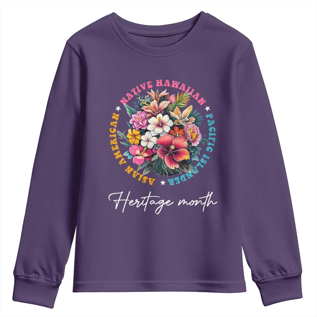 AAPI Heritage Month Youth Sweatshirt Asian American Native Hawaiian Pacific Islander Vintage