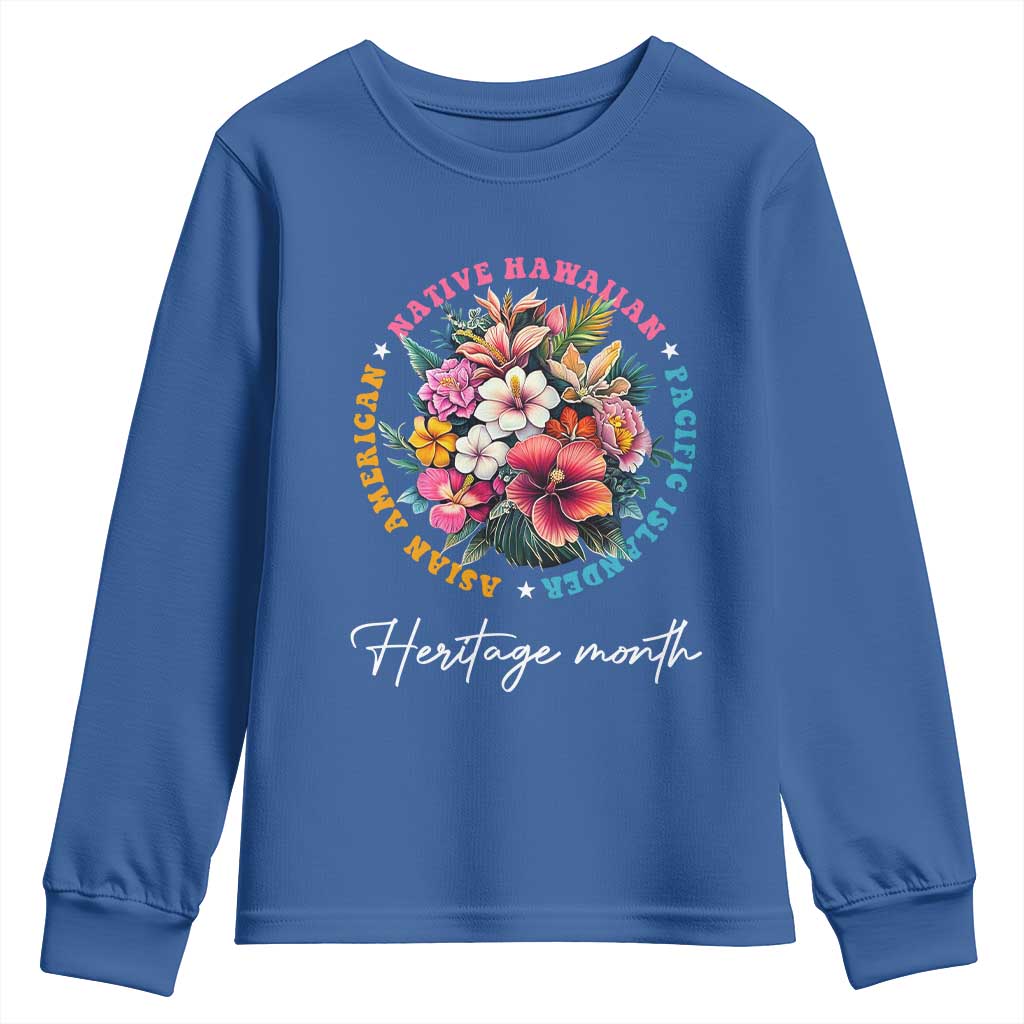 AAPI Heritage Month Youth Sweatshirt Asian American Native Hawaiian Pacific Islander Vintage