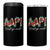 AAPI Heritage Month 4 in 1 Can Cooler Tumbler Retro Elegant Floral Asian American Pacific Islander