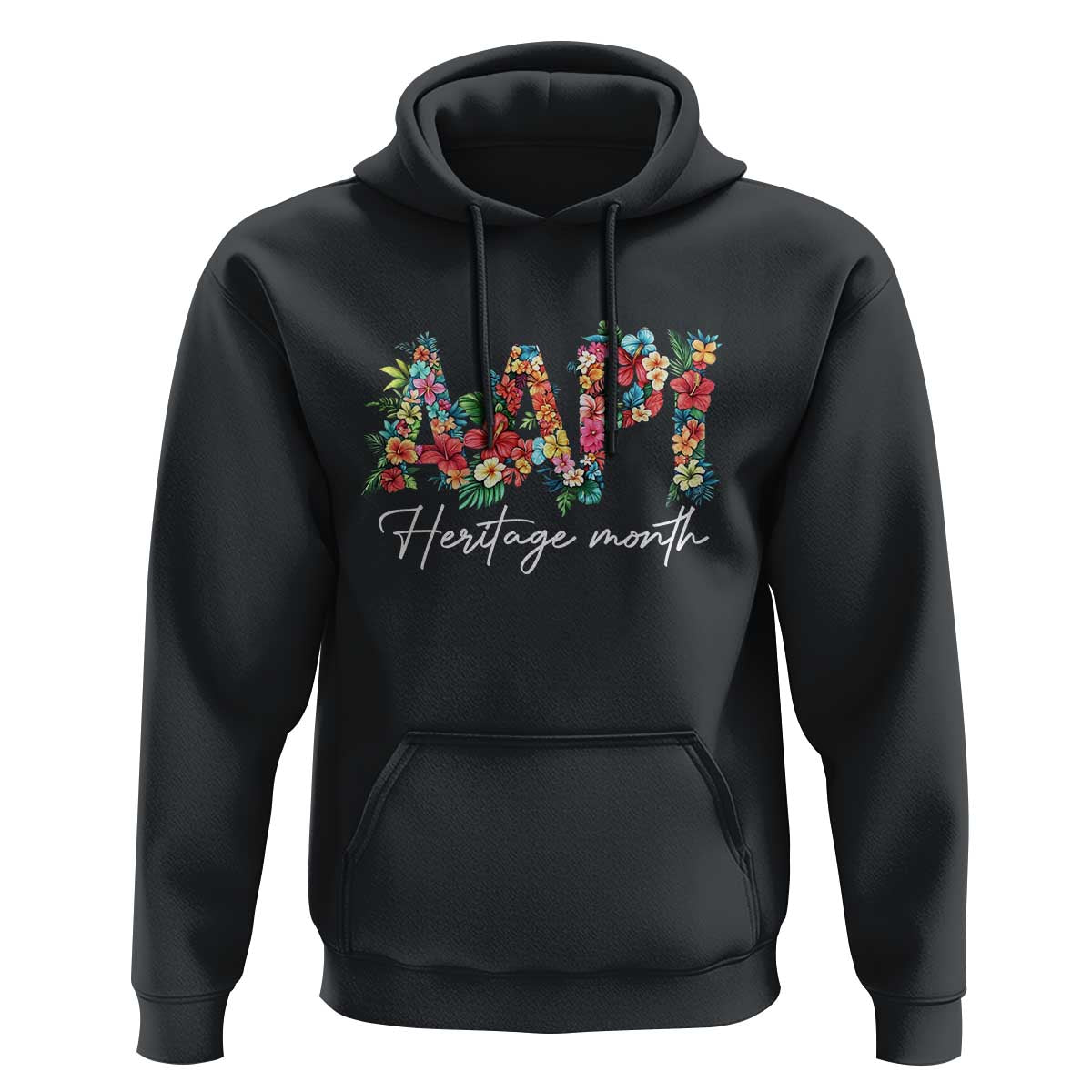 AAPI Heritage Month Hoodie Retro Elegant Floral Asian American Pacific Islander