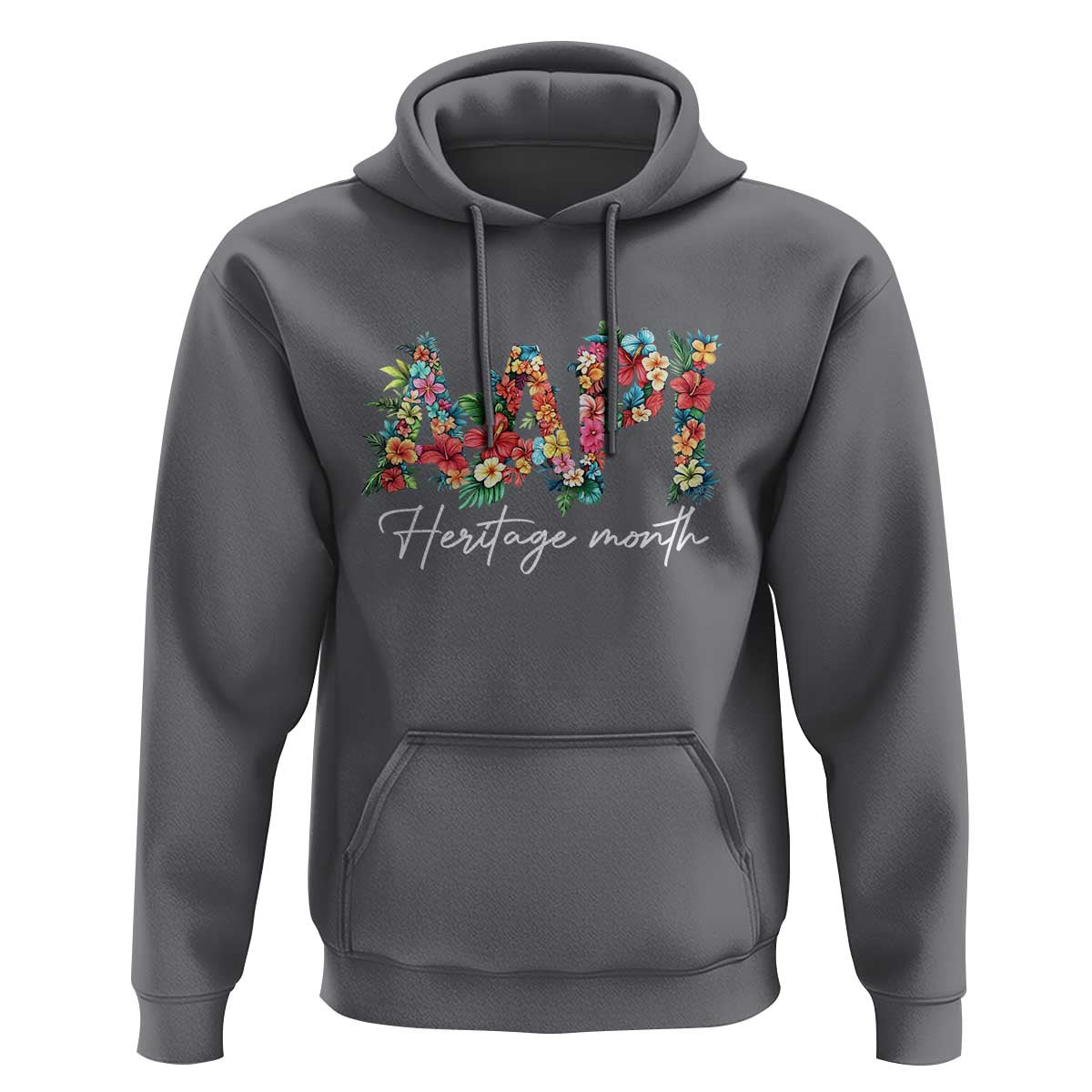 AAPI Heritage Month Hoodie Retro Elegant Floral Asian American Pacific Islander
