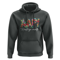 AAPI Heritage Month Hoodie Retro Elegant Floral Asian American Pacific Islander