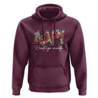 AAPI Heritage Month Hoodie Retro Elegant Floral Asian American Pacific Islander