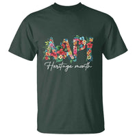 AAPI Heritage Month T Shirt Retro Elegant Floral Asian American Pacific Islander