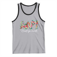 AAPI Heritage Month Tank Top Retro Elegant Floral Asian American Pacific Islander