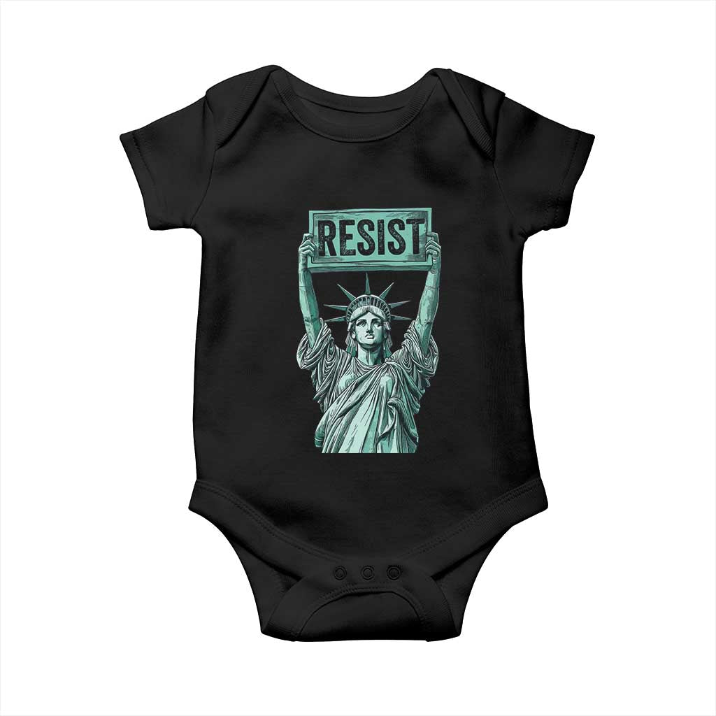 Statue of Liberty Resist Baby Onesie Retro