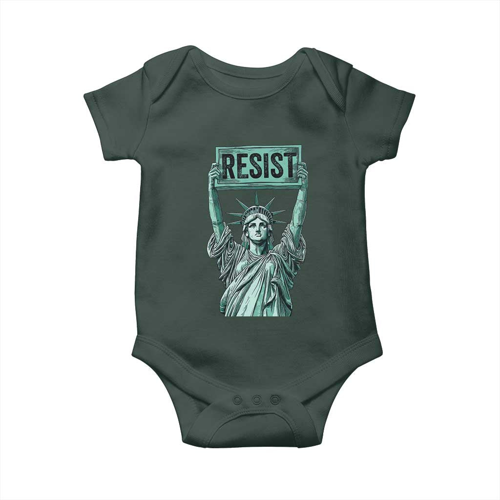 Statue of Liberty Resist Baby Onesie Retro