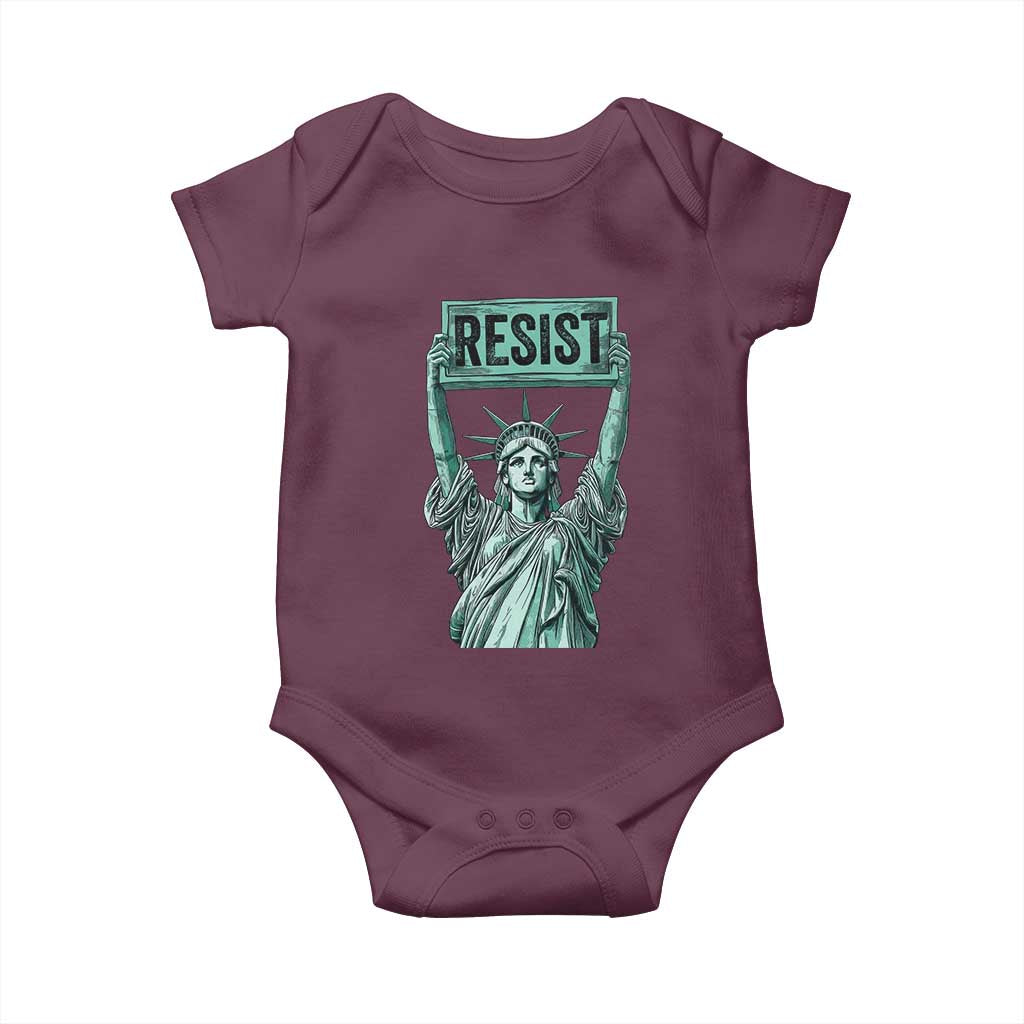 Statue of Liberty Resist Baby Onesie Retro