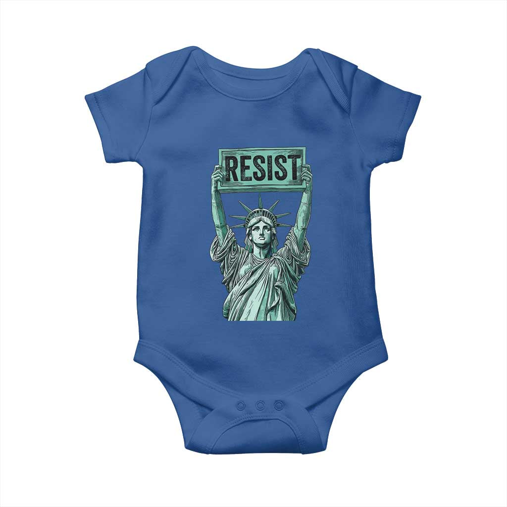 Statue of Liberty Resist Baby Onesie Retro