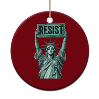 Statue of Liberty Resist Ceramic Ornament Retro - Wonder Print Shop