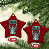 Statue of Liberty Resist Ceramic Ornament Retro - Wonder Print Shop