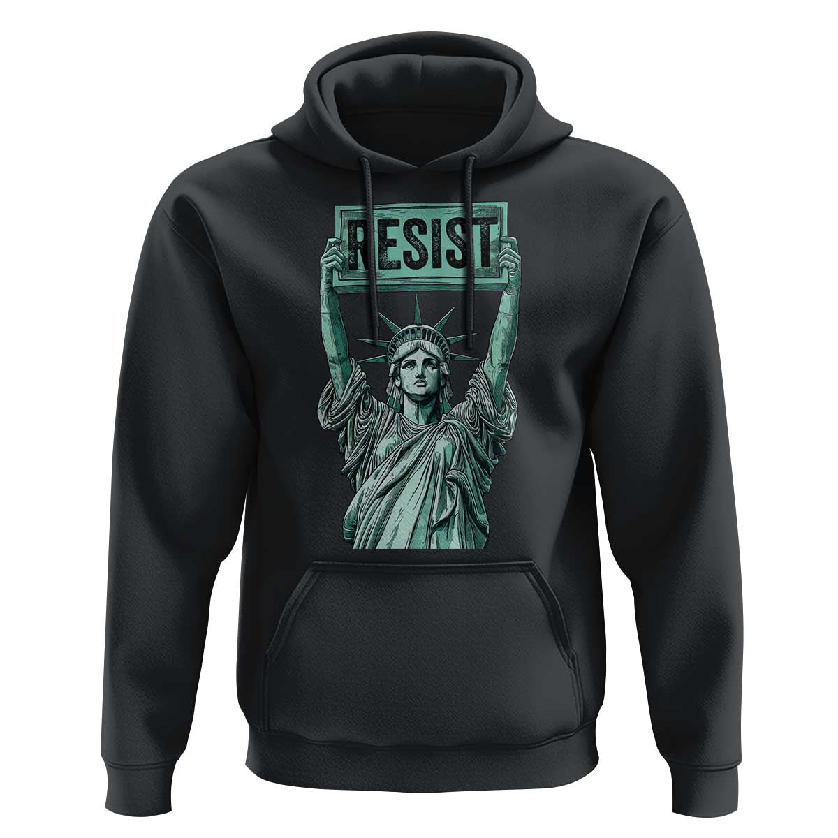 Statue of Liberty Resist Hoodie Retro