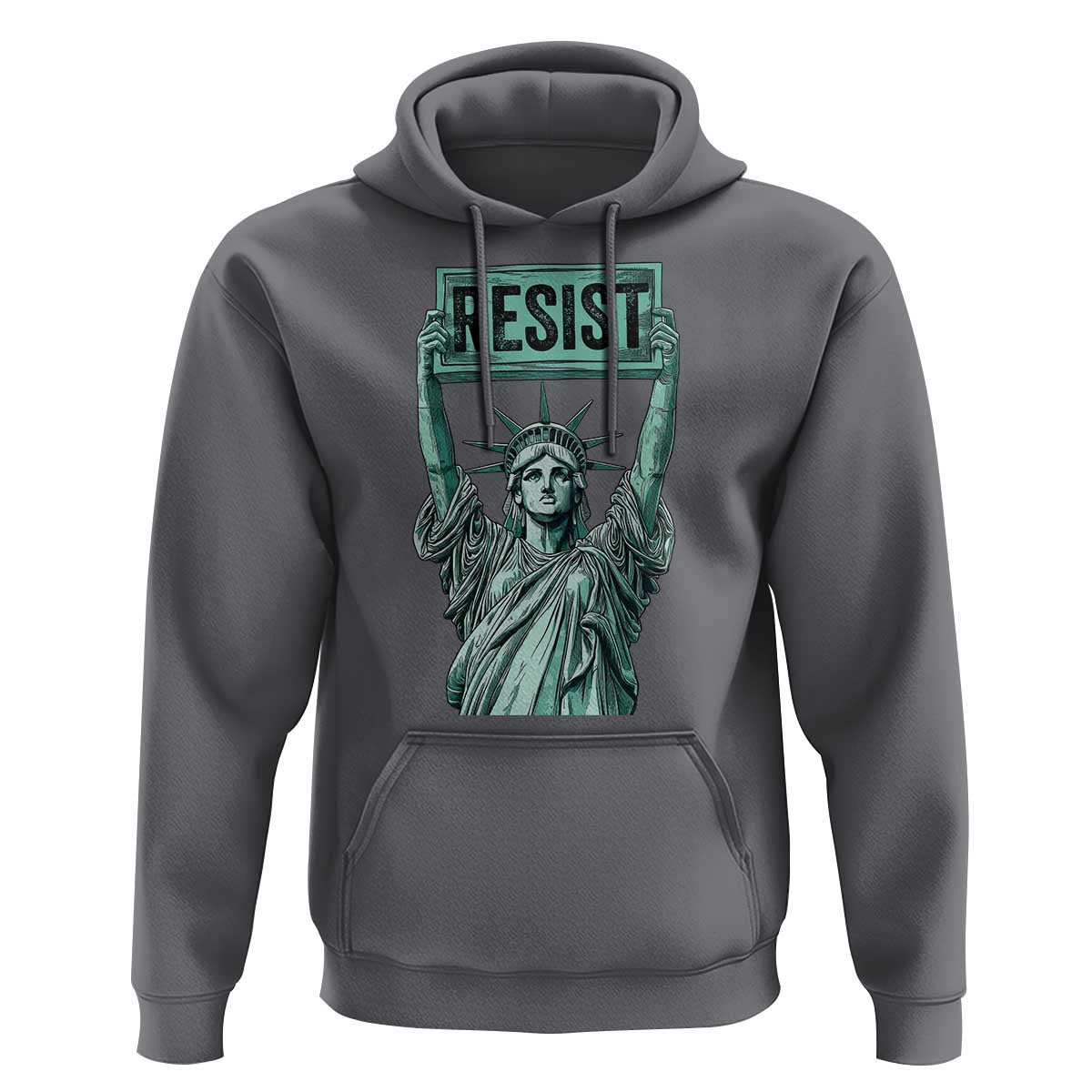 Statue of Liberty Resist Hoodie Retro