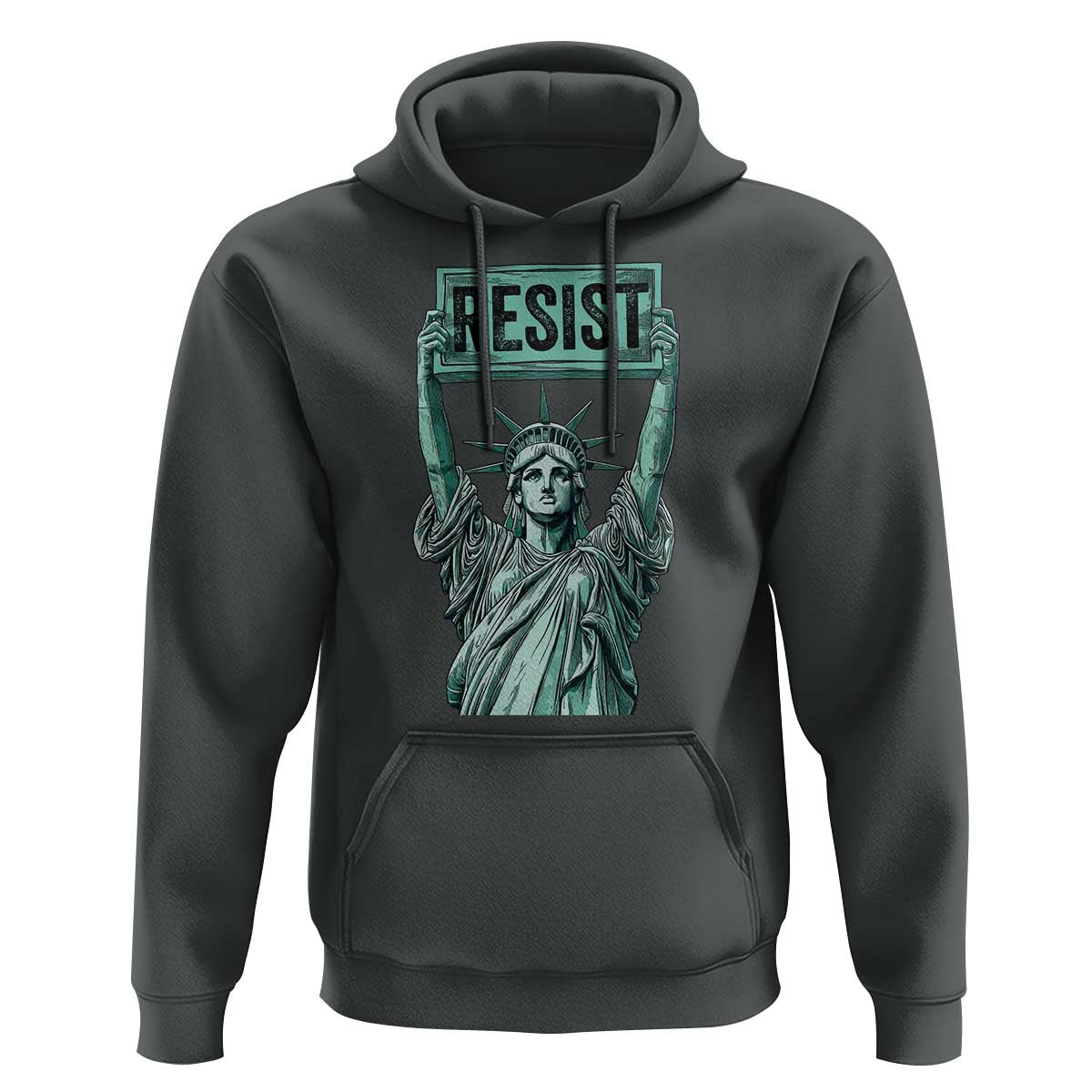 Statue of Liberty Resist Hoodie Retro