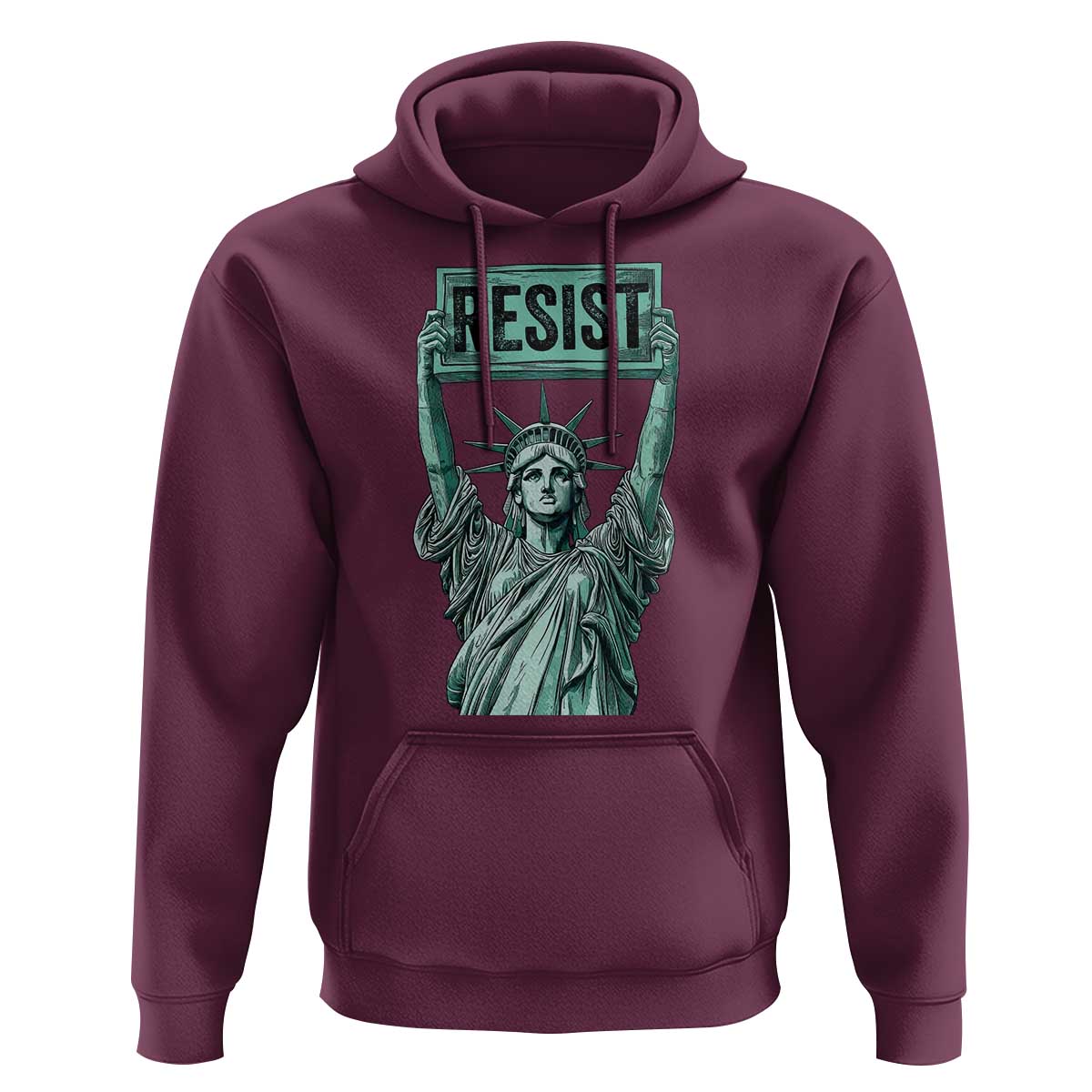 Statue of Liberty Resist Hoodie Retro