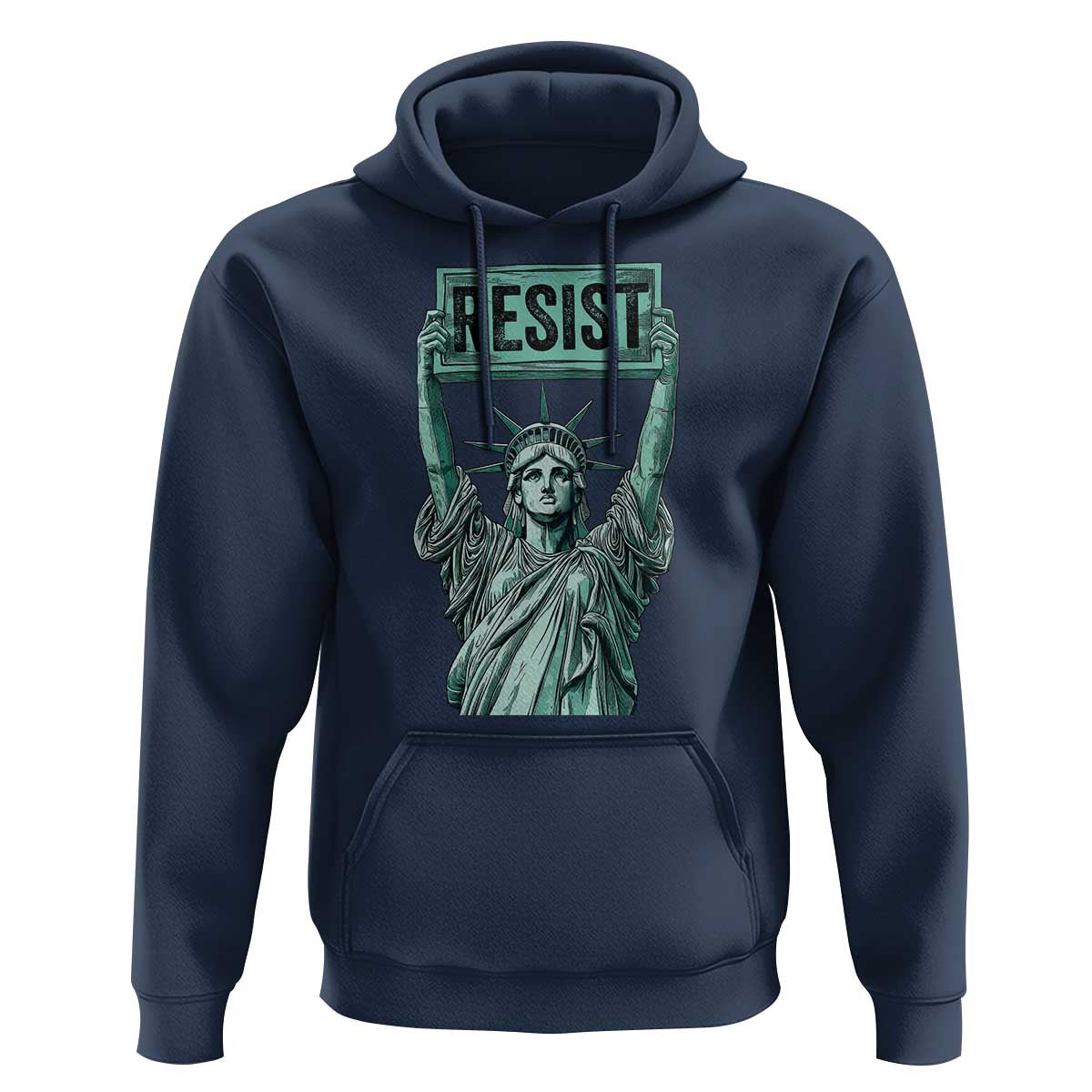 Statue of Liberty Resist Hoodie Retro