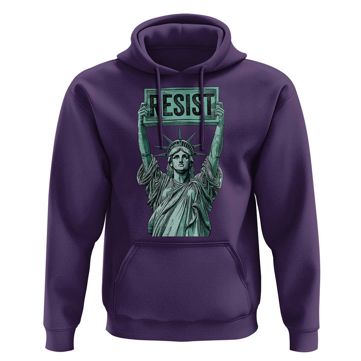 Statue of Liberty Resist Hoodie Retro