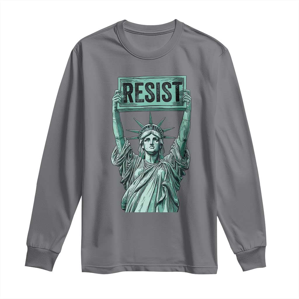Statue of Liberty Resist Long Sleeve Shirt Retro