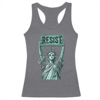 Statue of Liberty Resist Racerback Tank Top Retro