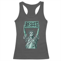 Statue of Liberty Resist Racerback Tank Top Retro