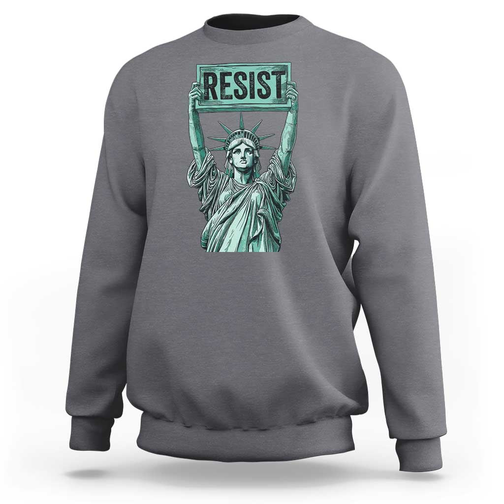 Statue of Liberty Resist Sweatshirt Retro