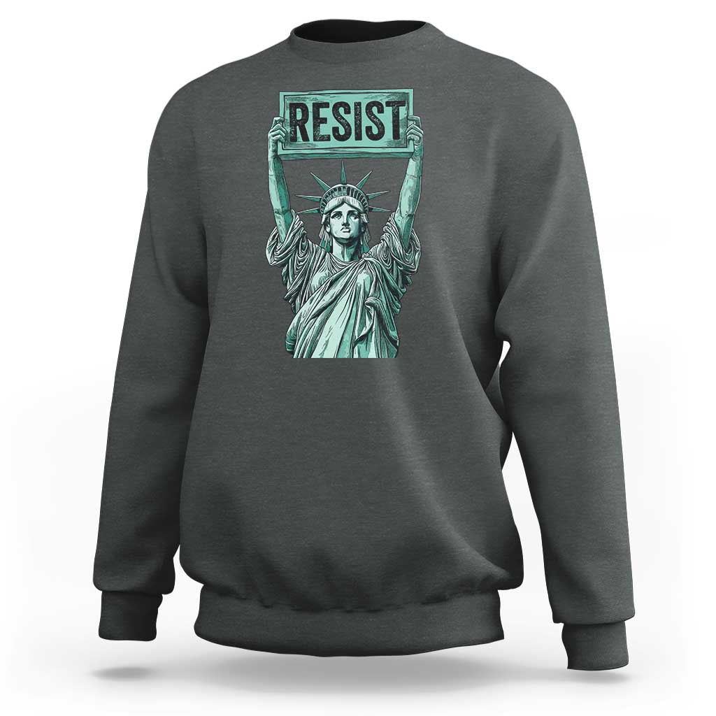Statue of Liberty Resist Sweatshirt Retro