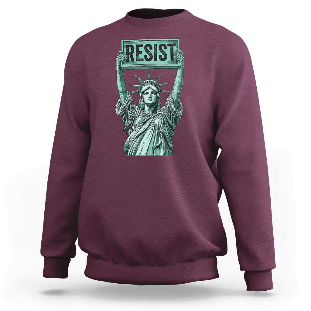 Statue of Liberty Resist Sweatshirt Retro