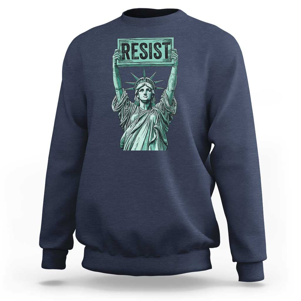Statue of Liberty Resist Sweatshirt Retro