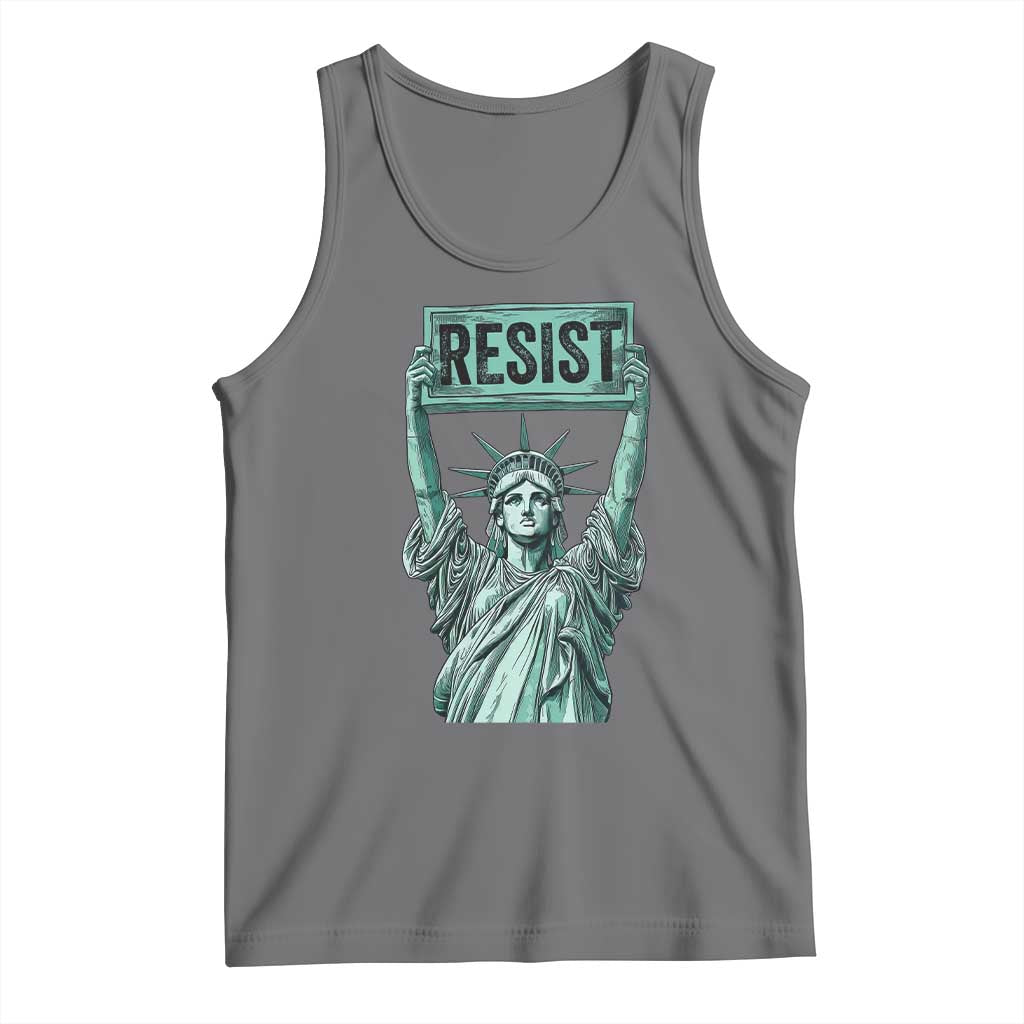 Statue of Liberty Resist Tank Top Retro