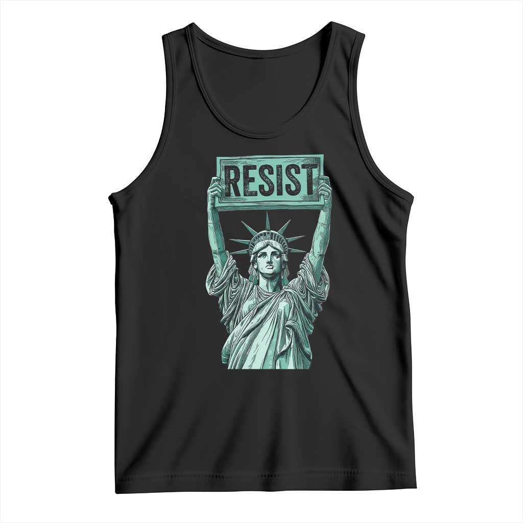 Statue of Liberty Resist Tank Top Retro