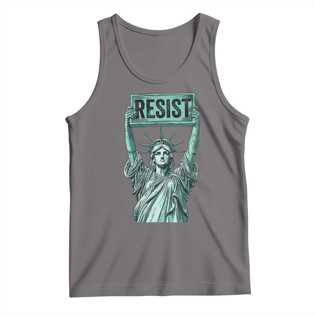 Statue of Liberty Resist Tank Top Retro