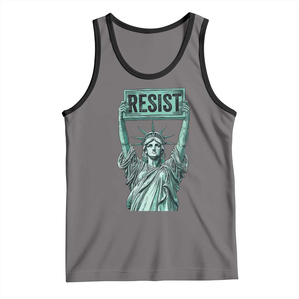 Statue of Liberty Resist Tank Top Retro