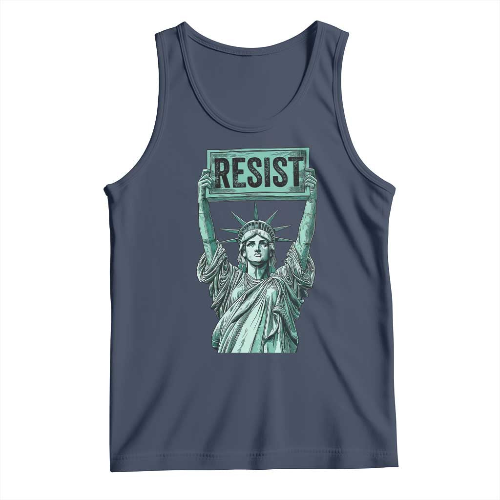Statue of Liberty Resist Tank Top Retro