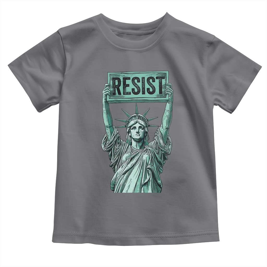 Statue of Liberty Resist Toddler T Shirt Retro