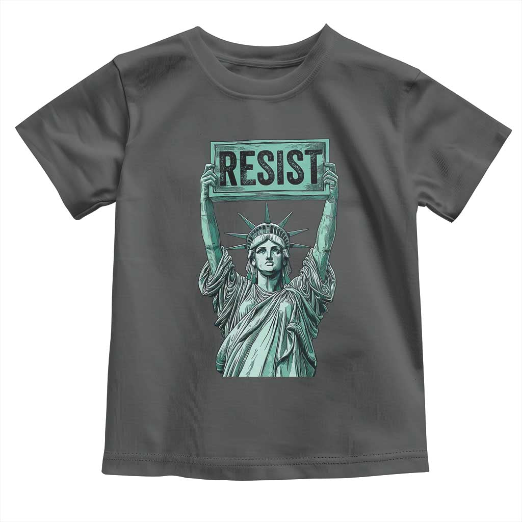 Statue of Liberty Resist Toddler T Shirt Retro