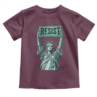 Statue of Liberty Resist Toddler T Shirt Retro