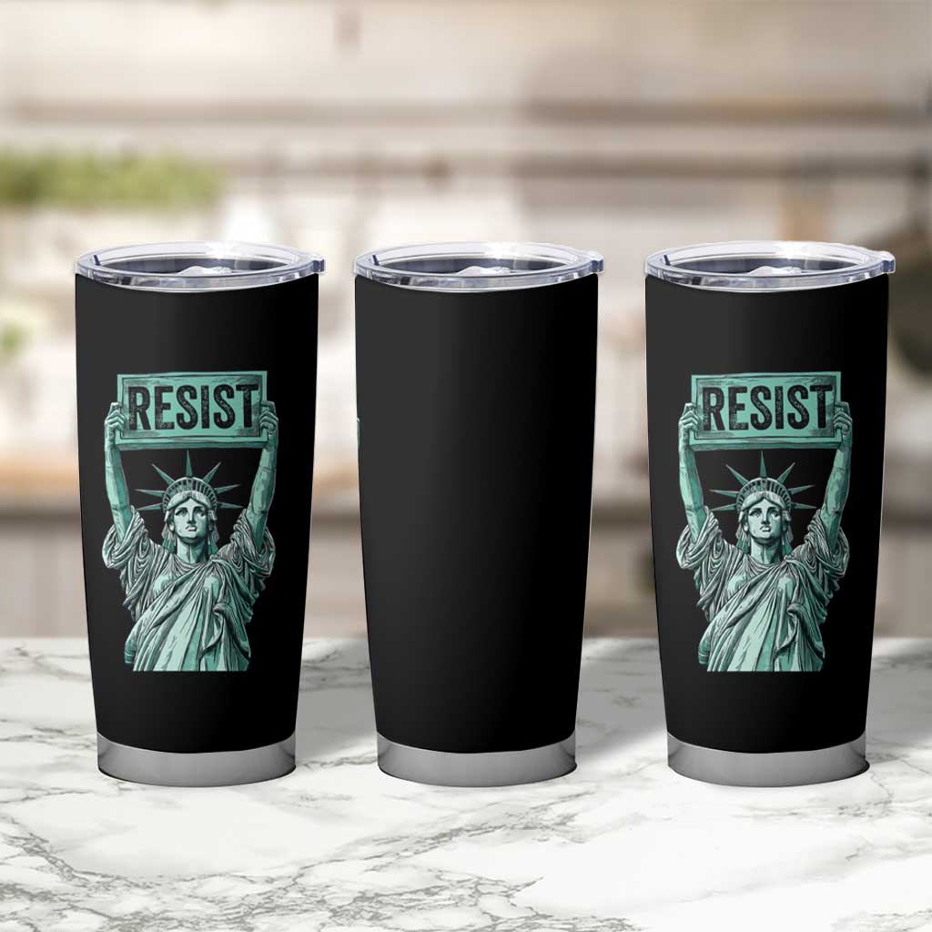 Statue of Liberty Resist Tumbler Cup Retro