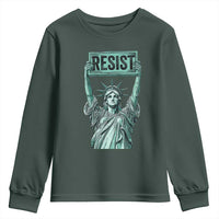 Statue of Liberty Resist Youth Sweatshirt Retro