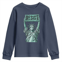Statue of Liberty Resist Youth Sweatshirt Retro