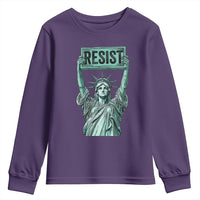 Statue of Liberty Resist Youth Sweatshirt Retro