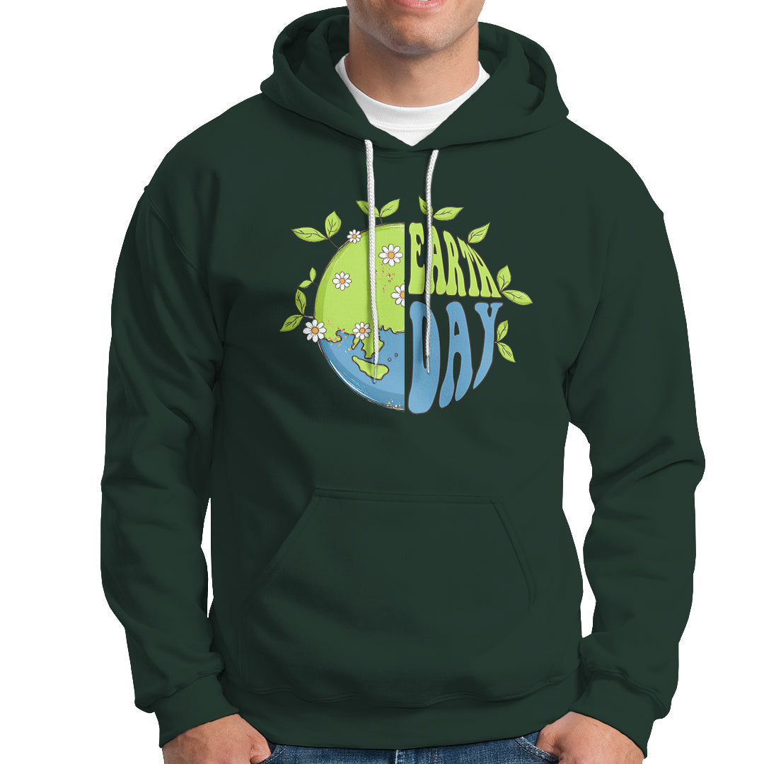 Earth Day Hoodie Earth Day Raise Environmental Crisis Awareness Go Planet - Wonder Print Shop