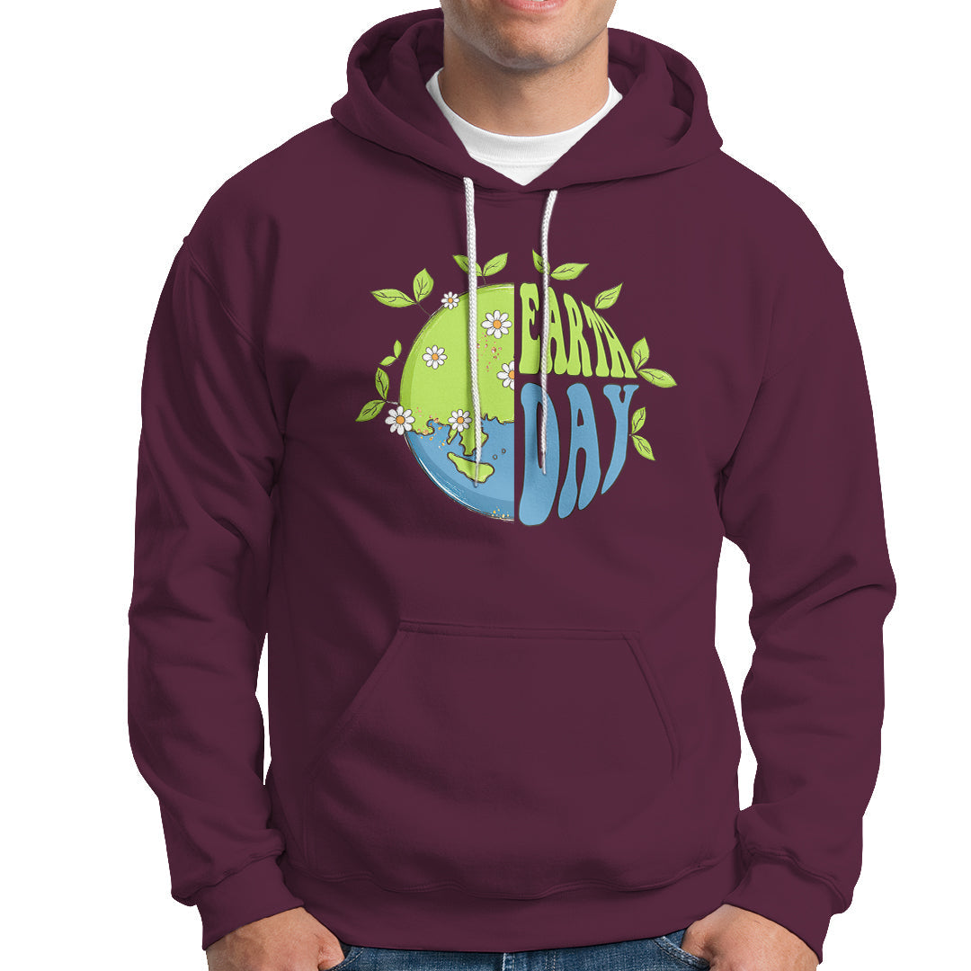 Earth Day Hoodie Earth Day Raise Environmental Crisis Awareness Go Planet - Wonder Print Shop