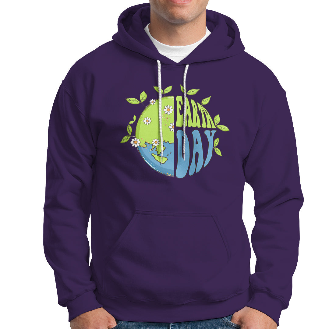 Earth Day Hoodie Earth Day Raise Environmental Crisis Awareness Go Planet - Wonder Print Shop