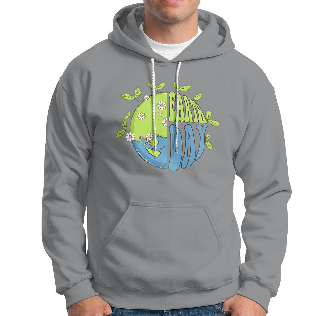 Earth Day Hoodie Earth Day Raise Environmental Crisis Awareness Go Planet - Wonder Print Shop