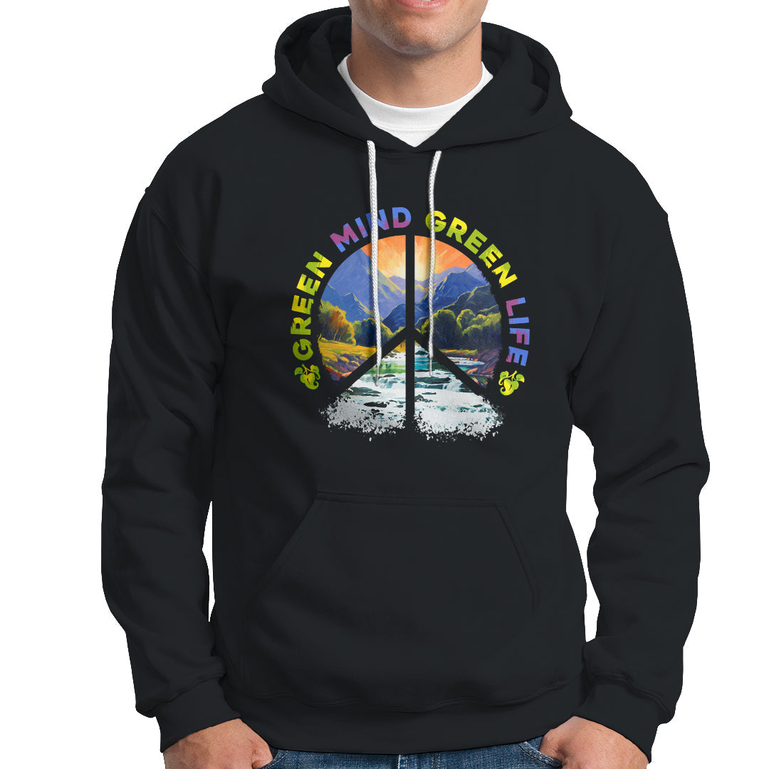 Earth Day Hoodie Earth Day Environmental Crisis Go Planet Go Green Nature - Wonder Print Shop