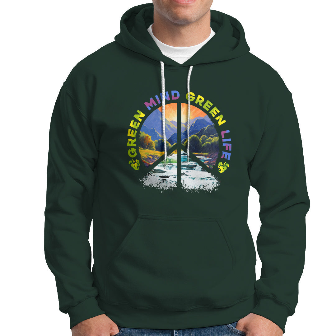 Earth Day Hoodie Earth Day Environmental Crisis Go Planet Go Green Nature - Wonder Print Shop