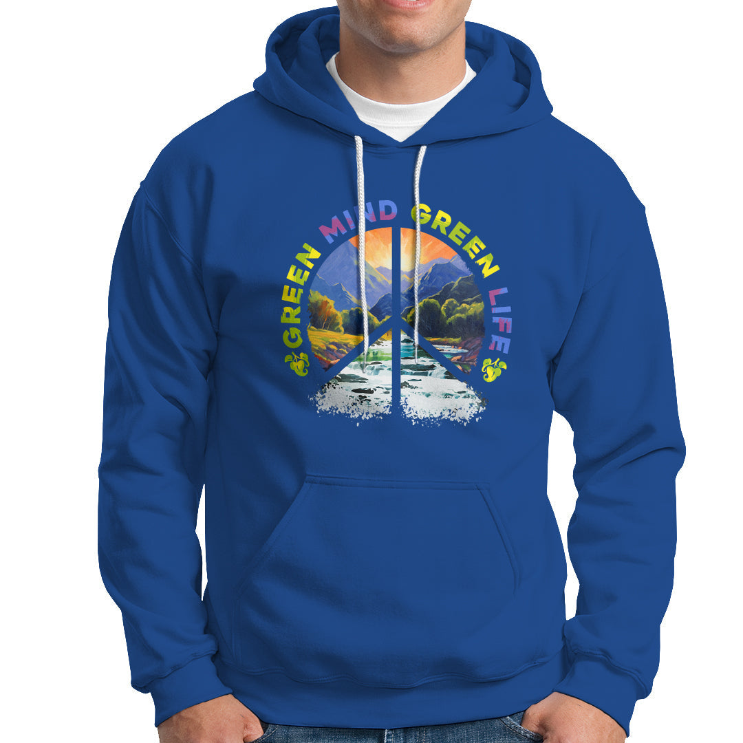 Earth Day Hoodie Earth Day Environmental Crisis Go Planet Go Green Nature - Wonder Print Shop